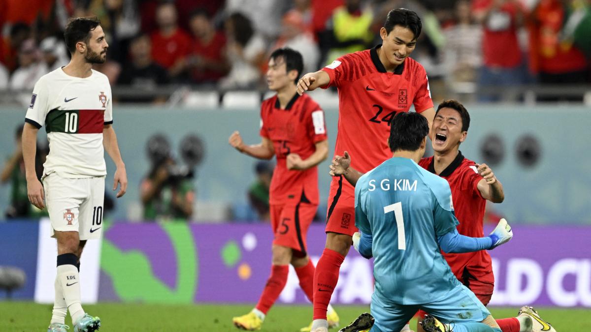 Alegría en Corea del Sur y frustración de Portugal: las mejores imágenes del partido