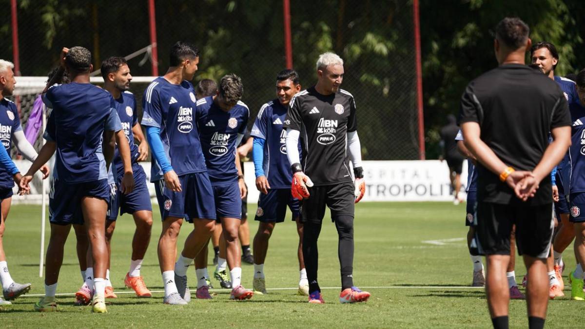 Bromas y risas en último entreno de Costa Rica previo a juego ante Honduras
