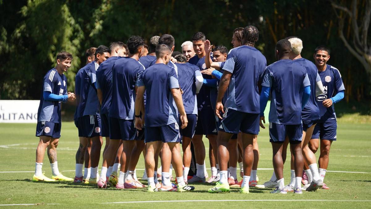 Bromas y risas en último entreno de Costa Rica previo a juego ante Honduras