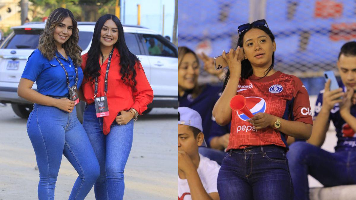 Las Bellezas que asistieron al partido entre Motagua y Pachuca