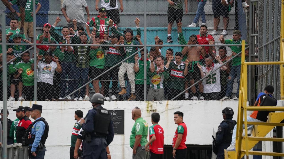 No se vio: Jugadores y directivos de Marathón a punto de irse a los golpes con sus aficionados