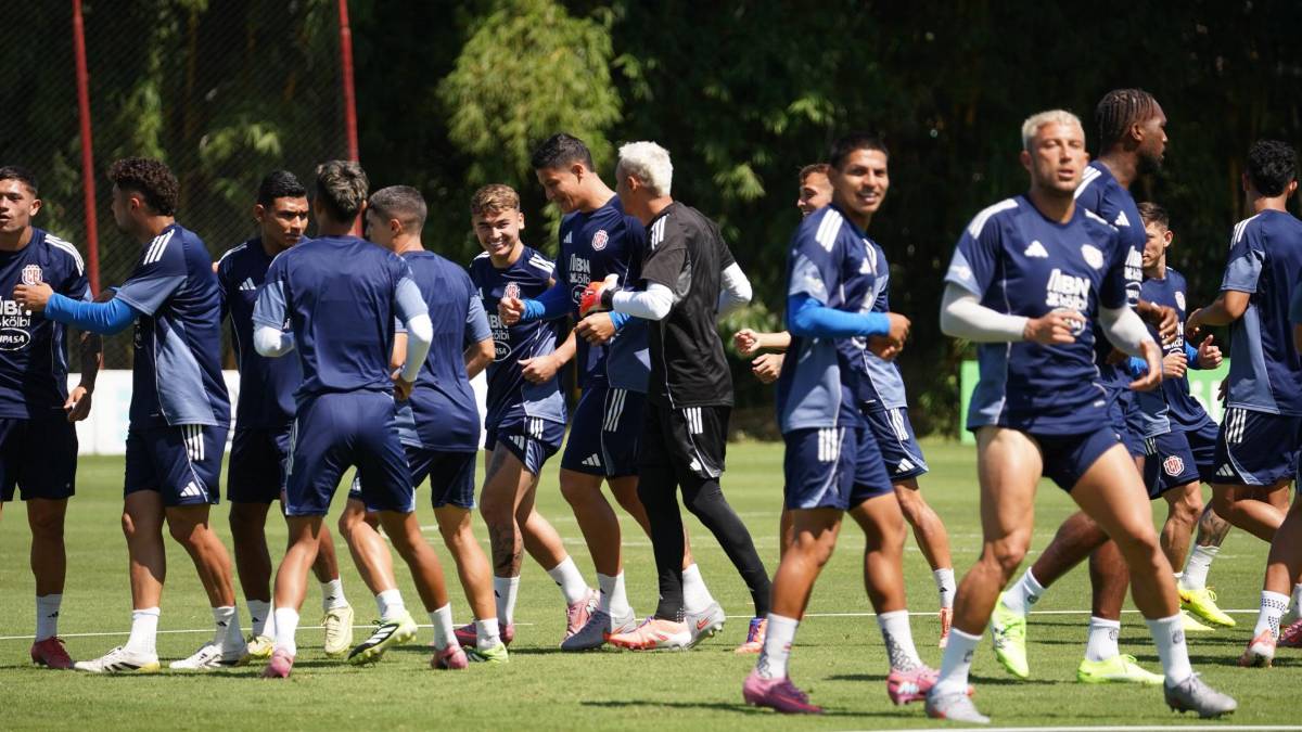 Bromas y risas en último entreno de Costa Rica previo a juego ante Honduras