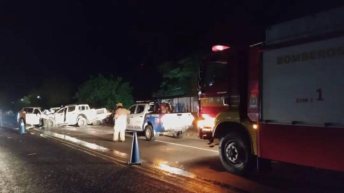 Tragedia en San Lorenzo: tres personas murieron en brutal accidente vehicular