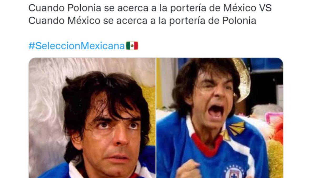 Divertidos memes del partido México vs Polonia