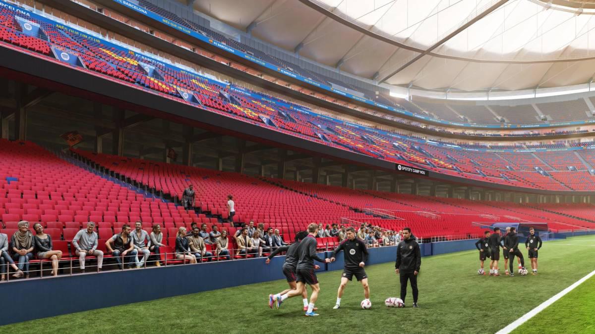Así avanzan los trabajos del nuevo Camp Nou, casa del FC Barcelona