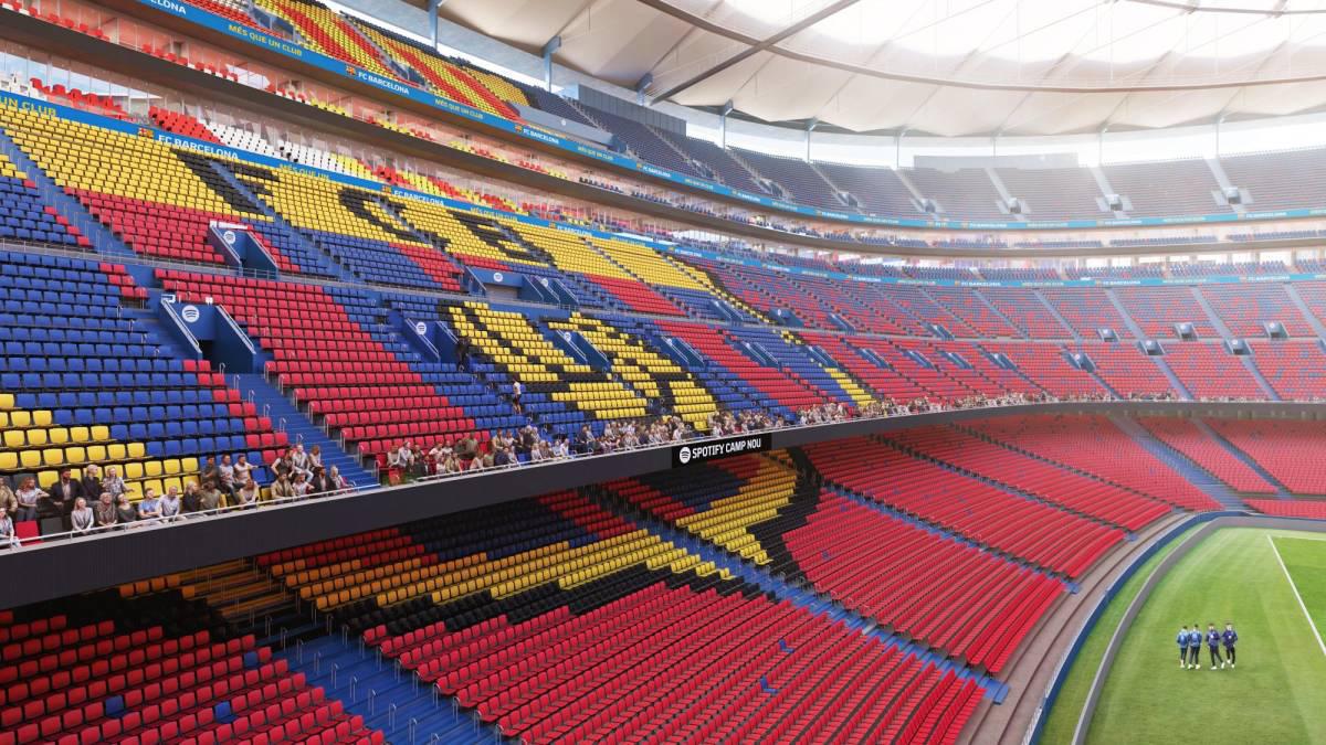 Así avanzan los trabajos del nuevo Camp Nou, casa del FC Barcelona