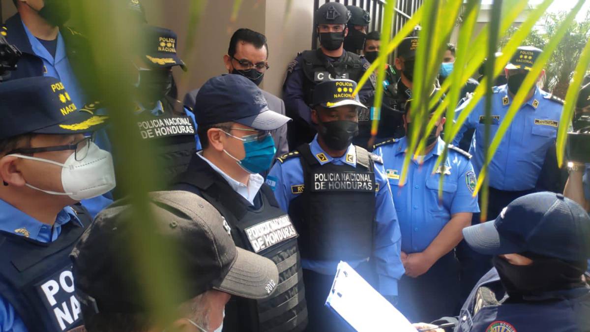 Las primeras imágenes de la captura de JOH, expresidente de Honduras