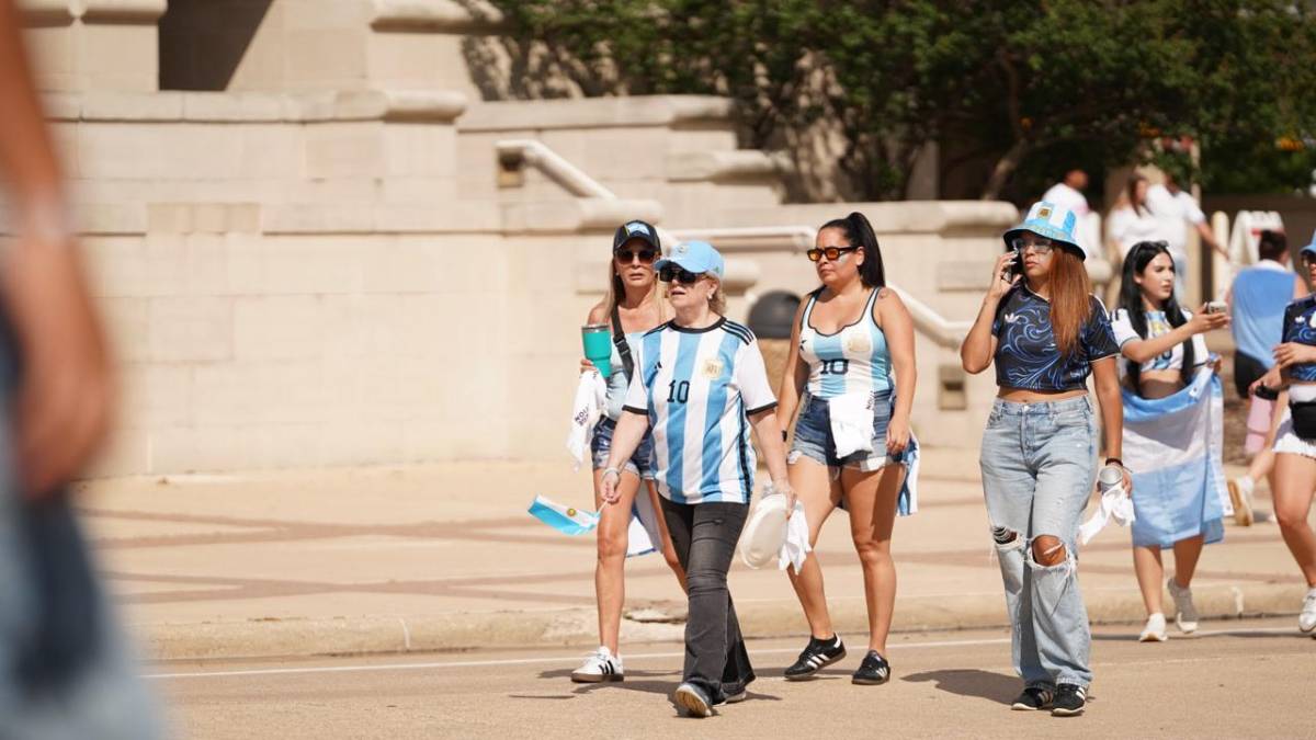 Las bellas chicas argentinas captadas en juego ante Honduras en College Station