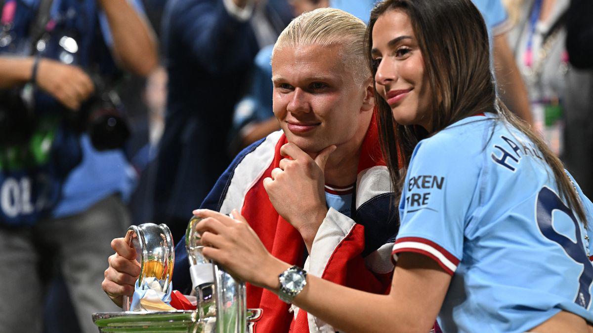 El beso de Grealish, abrazo del jeque a Pep y la novia de Haaland: lo que no se vio del Manchester City-Inter