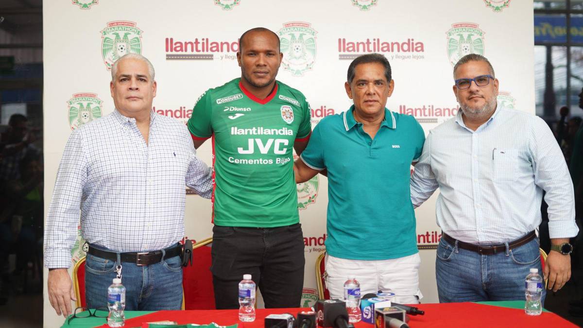 Anangonó es presentado como jugador de Marathón y debutaría en la Copa LA PRENSA