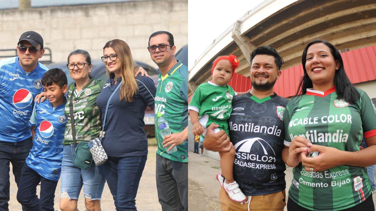 Bellezas y familias presentes: el ambiente que se vive en el Motagua vs Marathón en Comayagua