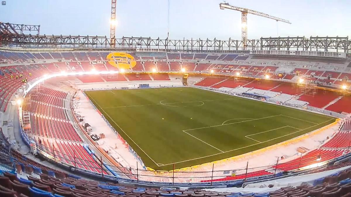 Así avanzan los trabajos del nuevo Camp Nou, casa del FC Barcelona