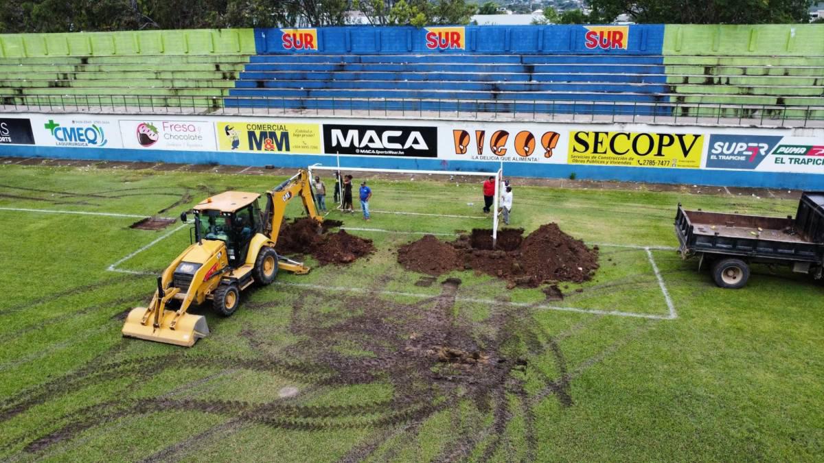 Estadios hondureños que están siendo renovados este 2025: Serán una belleza