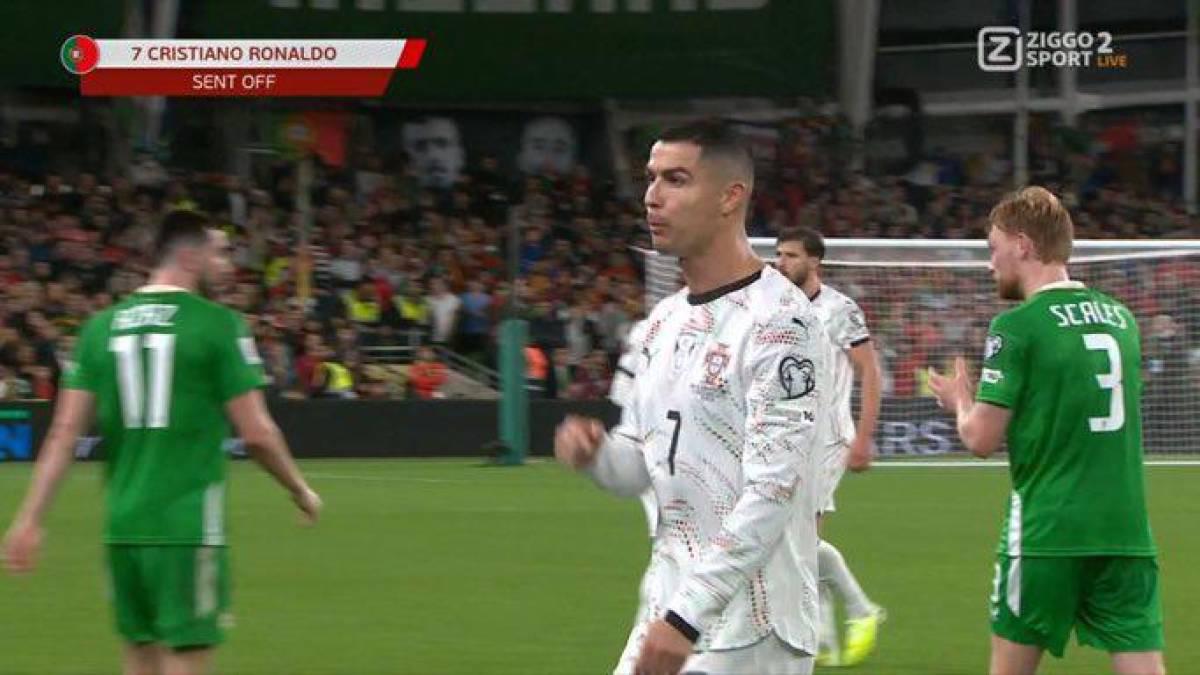 Portugal fue humillada en Eliminatoria, Cristiano Ronaldo se va expulsado y recibe la peor burla