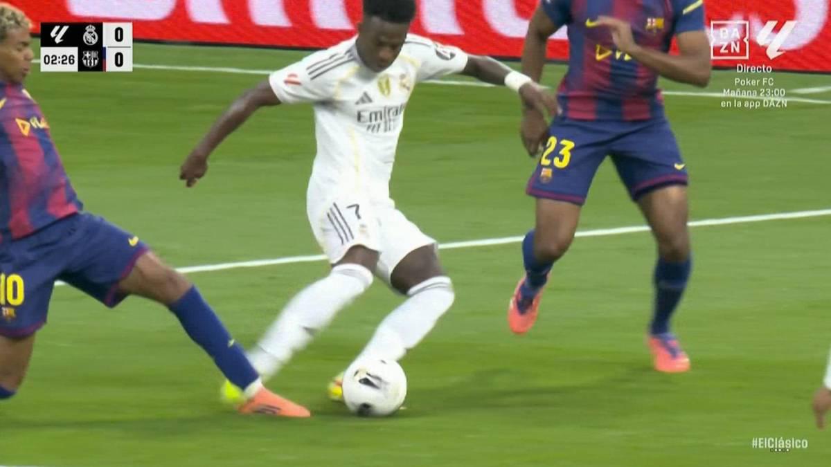 Provocación de Vinícius a Yamal y pelea entre suplentes de Real Madrid y Barcelona