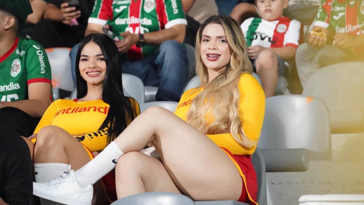 ¡Bellezas! El estadio Morazán se llena de muchas chicas lindas en el clásico de las 'emes' ¡Bellezas! El estadio Morazán se llena de muchas chicas lindas en el clásico de las 'emes'