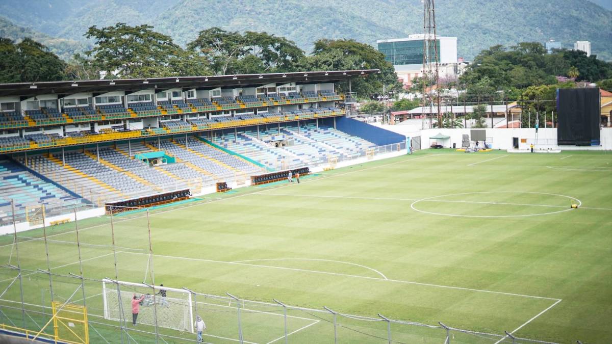 Así luce el renovado estadio Morazán previo al arranque del Premundial-Sub-17 de Concacaf
