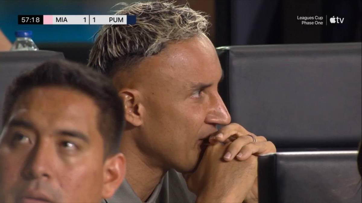 El bonito gesto del Inter Miami a David Ruiz, reacción de Messi y enojo de Keylor Navas