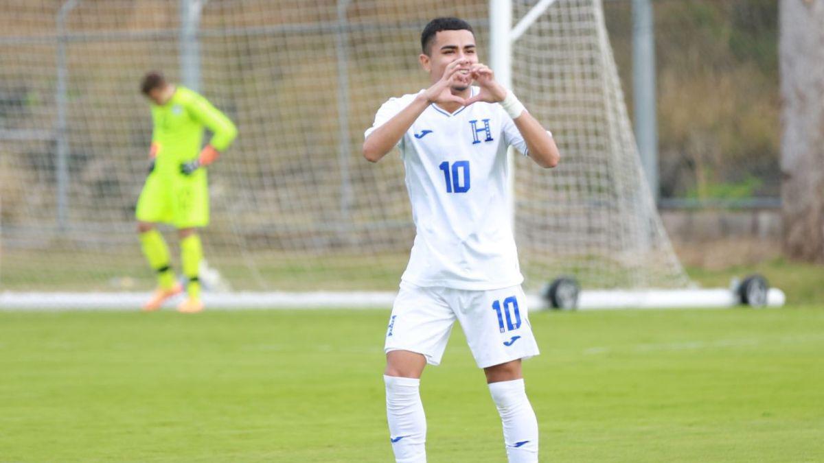 La Sub-20 de Honduras destrozó 7-1 a República Dominicana con doblete de Exón Arzú