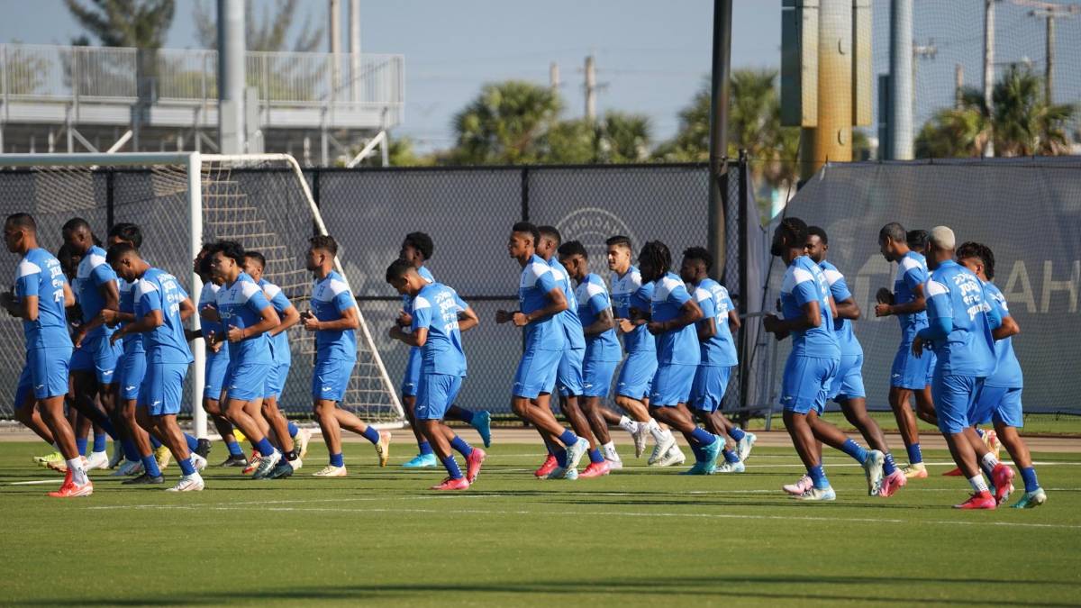 Con sorpresas y todos los legionarios: Así se prepara la Selección de Honduras en Estados Unidos