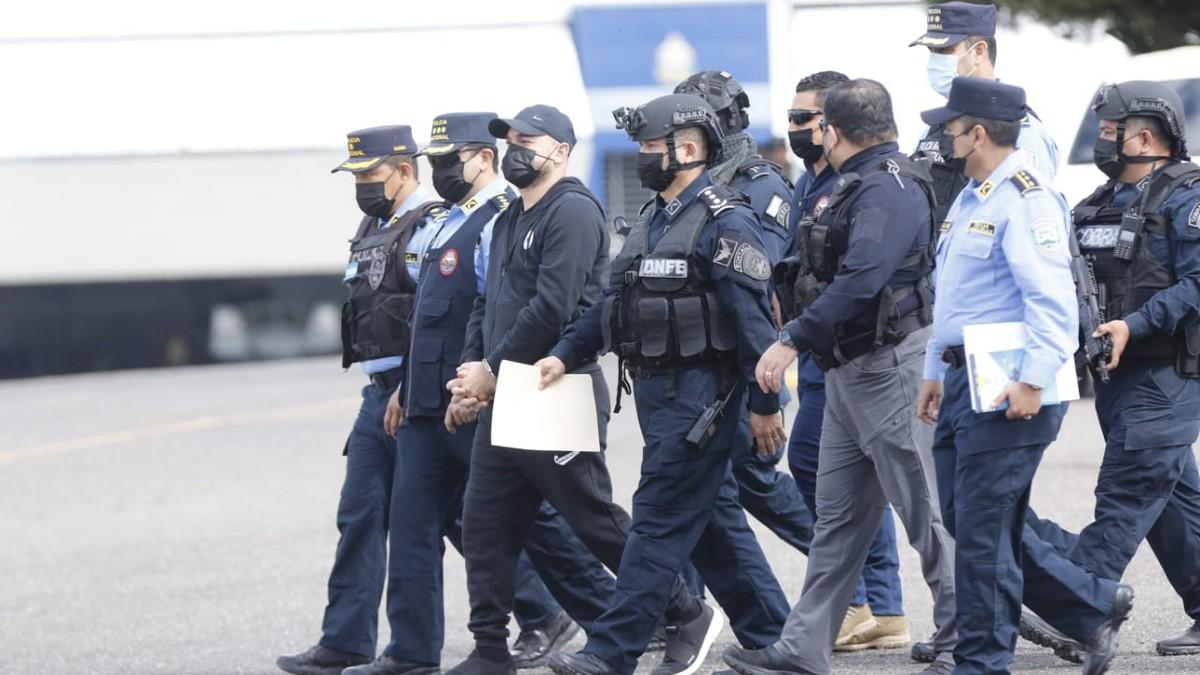 Así recogió la DEA a “El Caracol”, primer hondureño extraditado en 2023