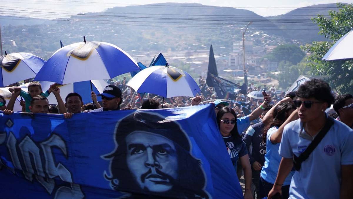 Barra de Motagua se toma las calles de Tegucigalpa previo a la final ante Marathón: Hubo infiltrado