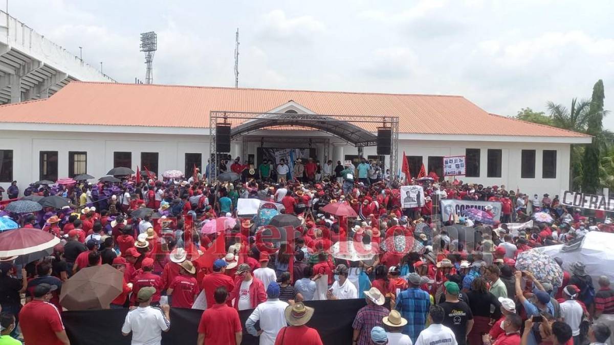 Día del Trabajador 2022: imágenes de las marchas del 1 de mayo en Honduras