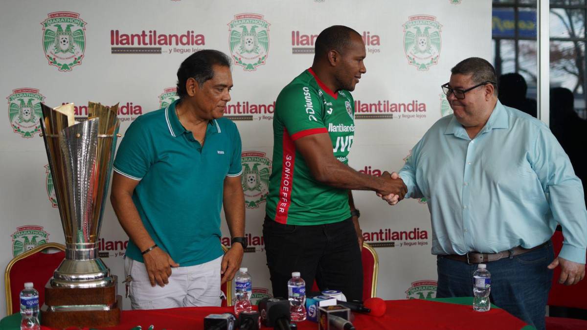 Anangonó es presentado como jugador de Marathón y debutaría en la Copa LA PRENSA