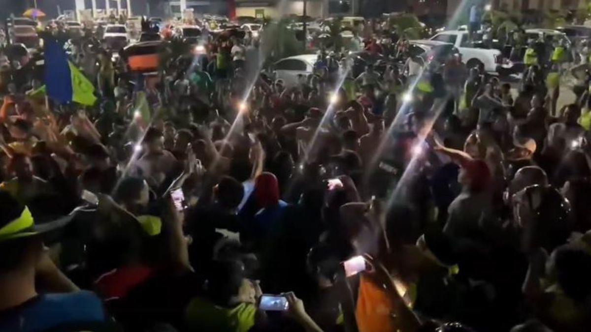 Bajo un impresionante ambiente, Olancho FC fue recibido por su afición en Juticalpa