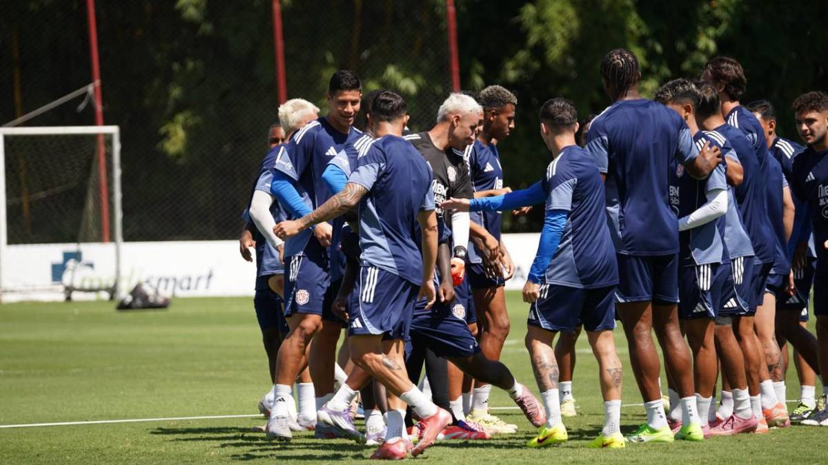 Bromas y risas en último entreno de Costa Rica previo a juego ante Honduras