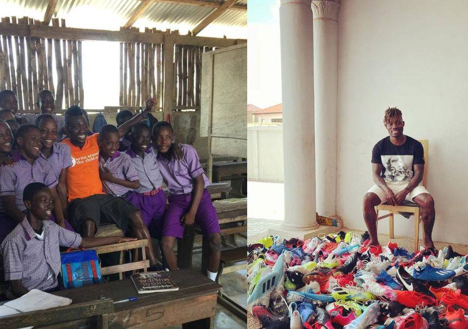 Christian Atsu era embajador de “Arms Around the Child”, una organización que ayuda a los niños huerfanos en Ghana.