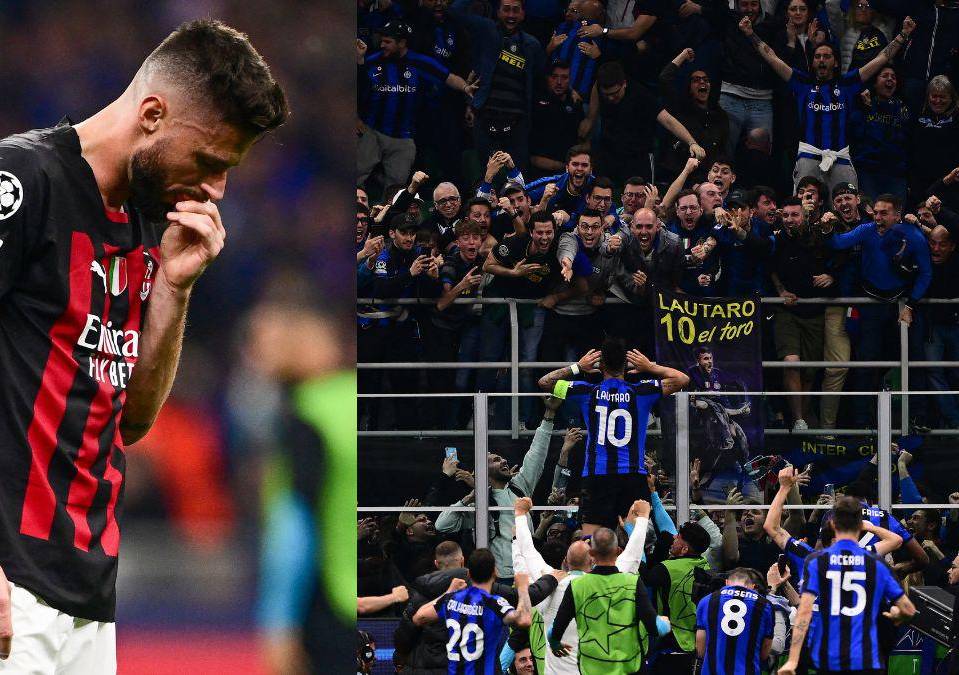 El Inter se impuso de manera contundente sobre el Milan en la llave de semifinales de la Champions League y tras el pitazo final se desataron un cúmulo de emociones en el terreno de juego. Aquí las mejores imágenes.