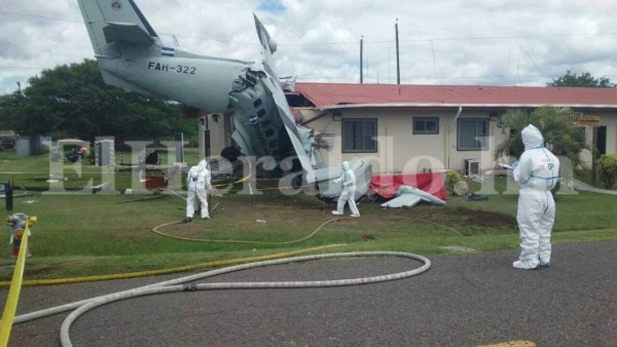 Muere piloto de avión accidentado en Palmerola, Comayagua
