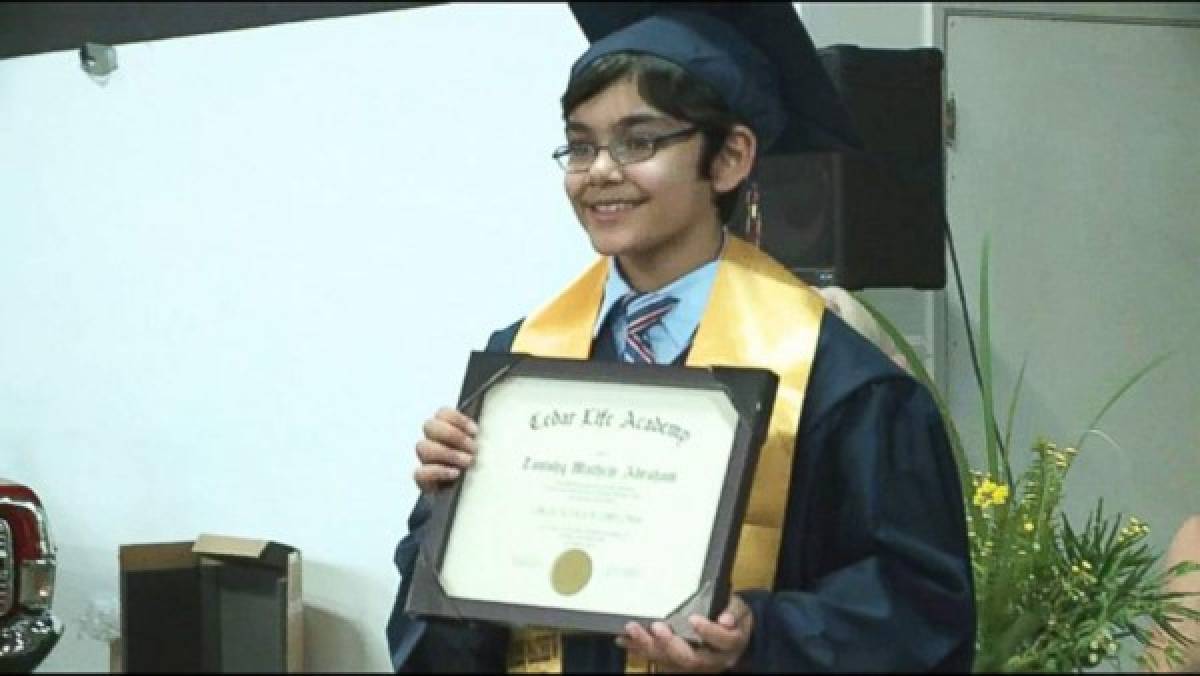 California: Estudiante de 12 años irá a la universidad