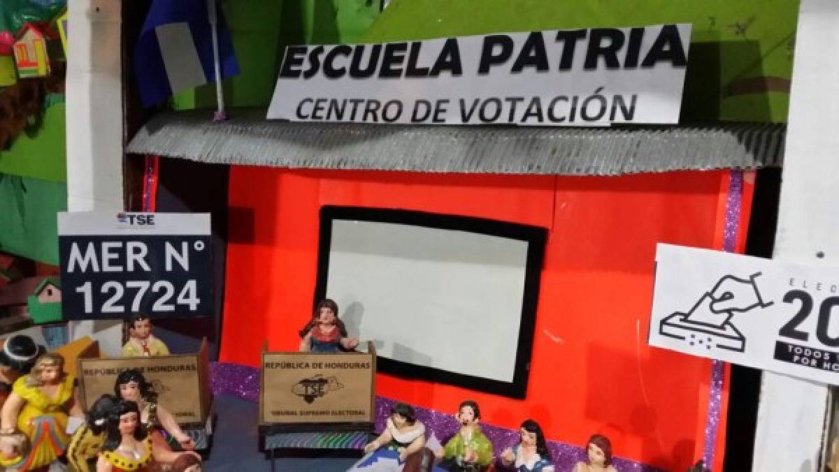 Las elecciones generales de Honduras 2017 retratadas en un nacimiento