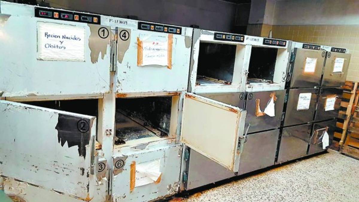 Contaminación y condiciones inadecuadas en morgue del Hospital Escuela
