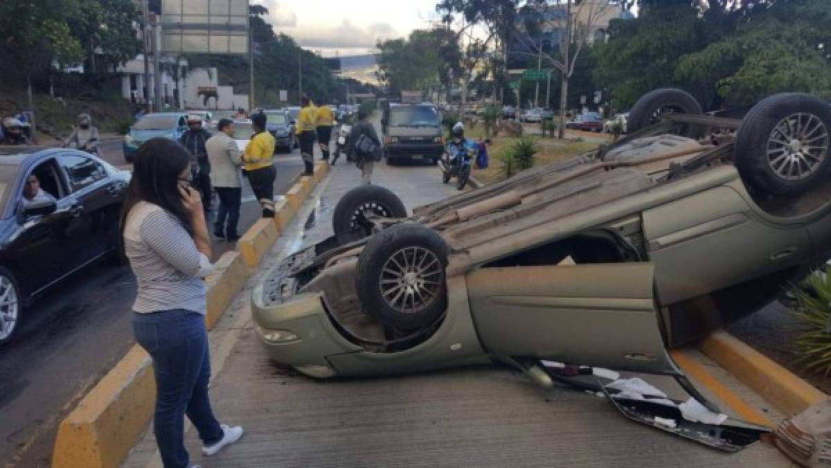 Accidente Bulevar Suyapa, Tegucigalpa, Francisco Morazán.