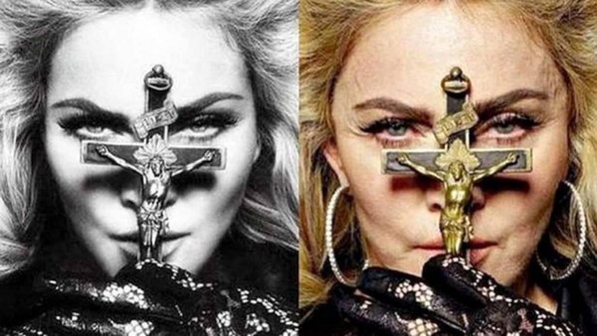 Sorprendentes imágenes de Madonna sin Photoshop