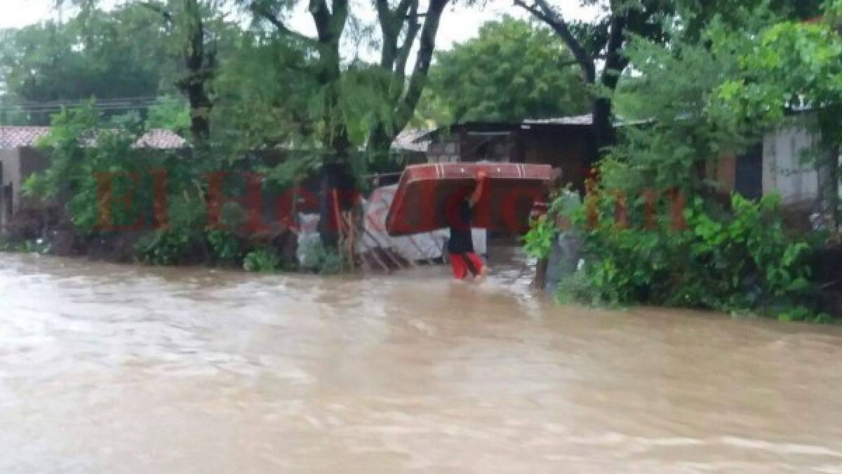 Emergencia en Choluteca por fuertes lluvias e inundaciones en la ciudad