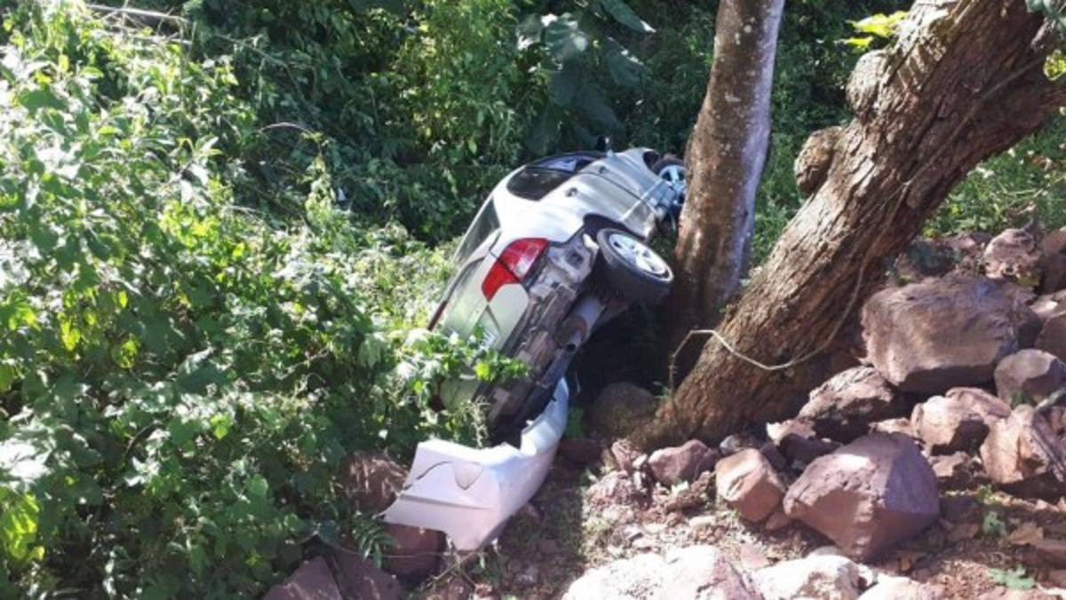 Accidente salida a Valle de Ángeles, Francisco Morazán.