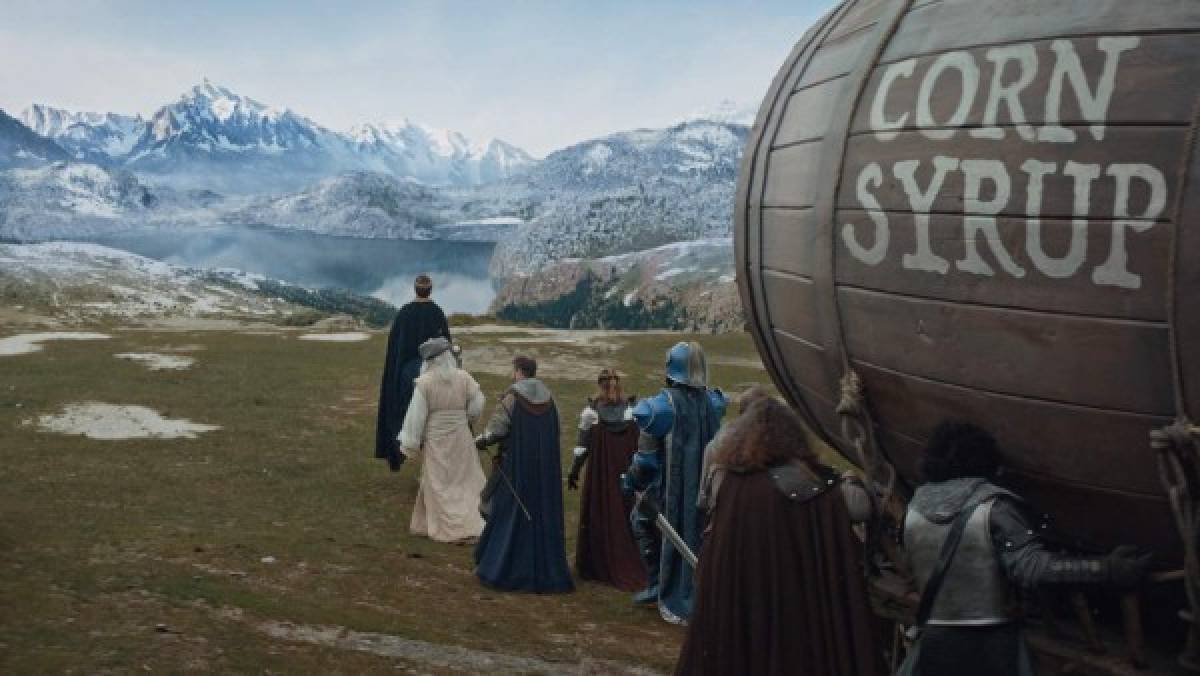 Imagen sin fecha provista por la cervecera Anheuser-Busch de una escena del anuncio comercial de la cerveza Bud Light para la edición 2019 del Super Bowl. (Anheuser-Busch vía AP)