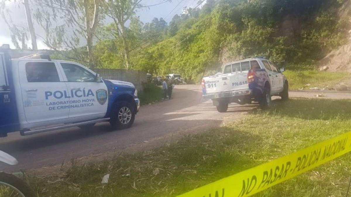 De una menor de 13 años era el cadáver hallado en la aldea Guasculile, carretera a Olancho