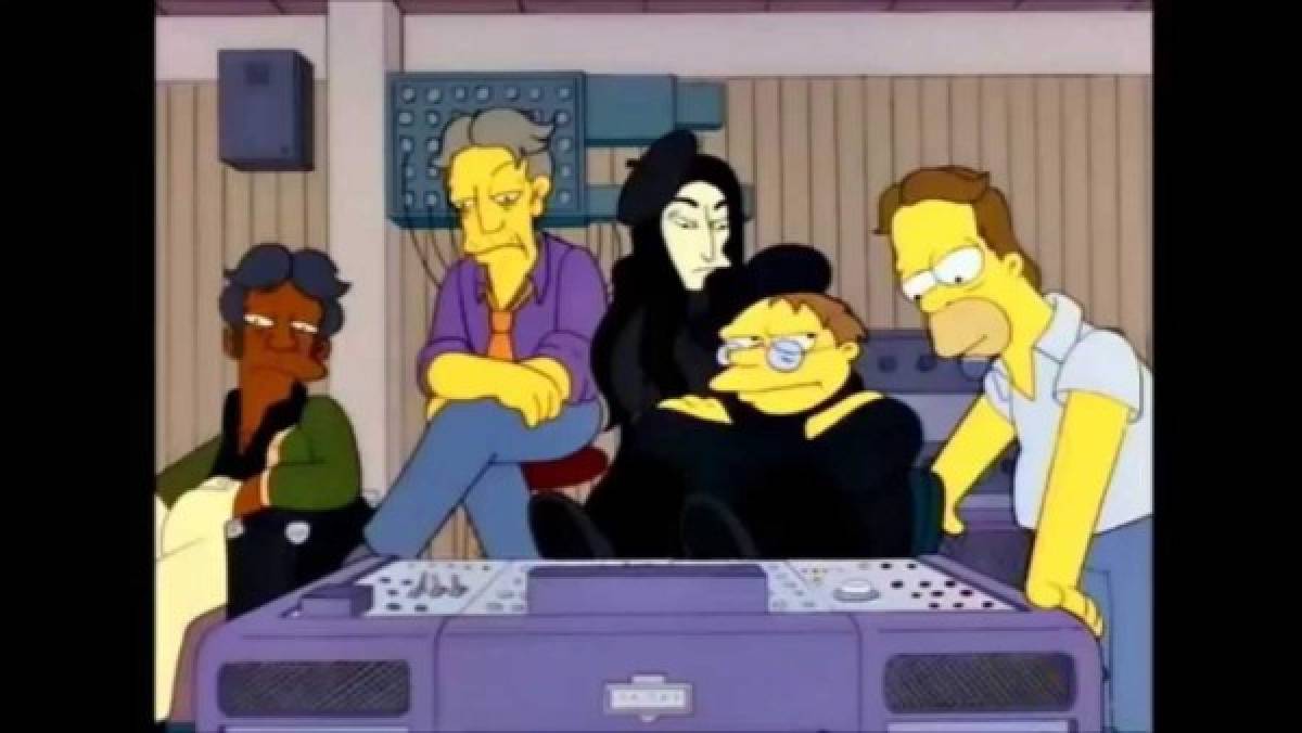 Famosos que han aparecido en Los Simpson