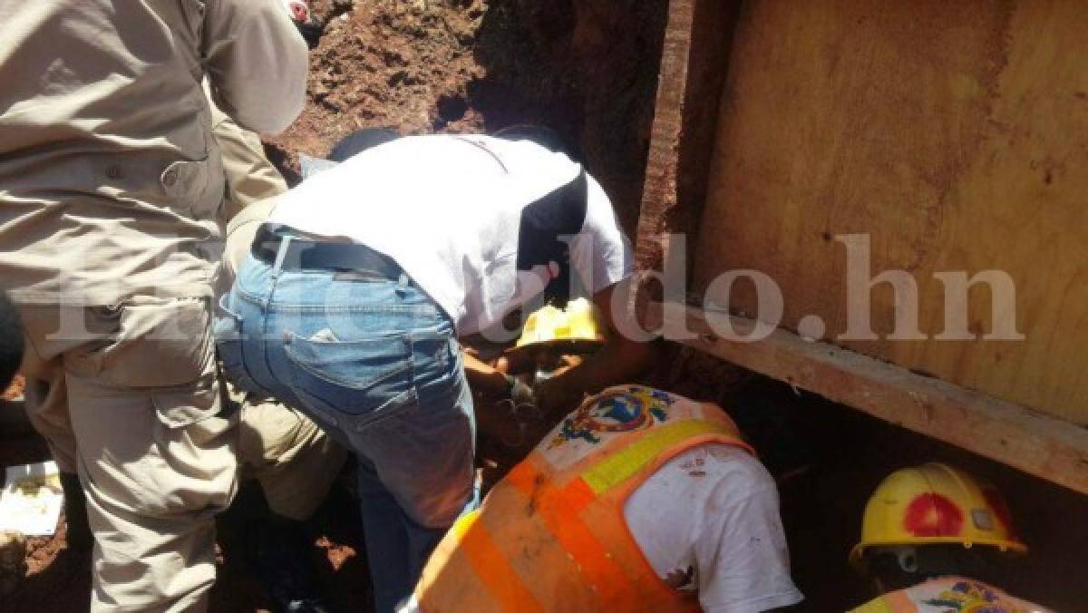 Muere obrero soterrado en el bulevar Kuwait de la capital de Honduras