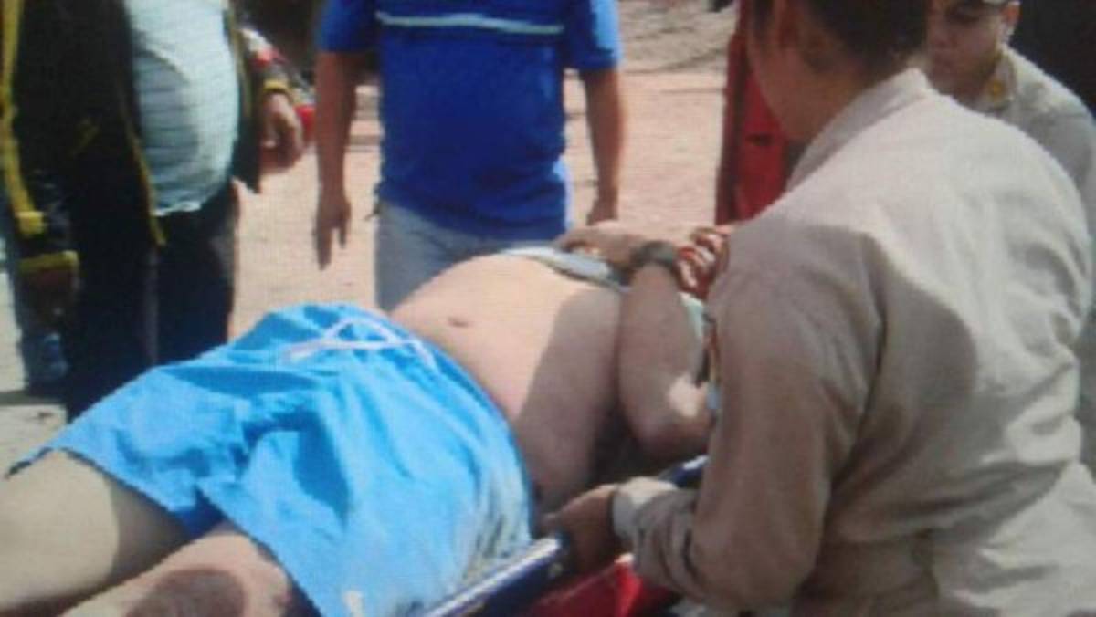 José Ramón Solórzano fue trasladado de emergencia al Hospital Militar donde permanece en Cuidados Intensivos.