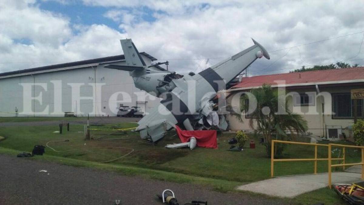 Muere piloto de avión accidentado en Palmerola, Comayagua