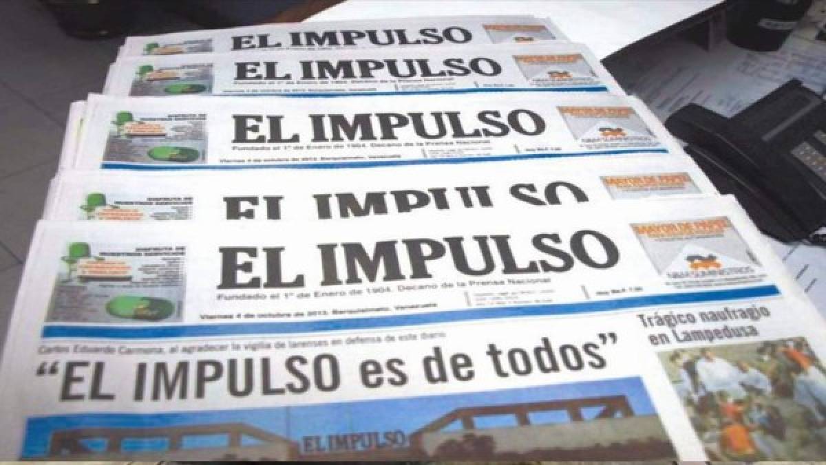 Cabe destacar que, durante 2016 dejaron de circular en su versión impresa los diarios: El Carabobeño, La Mañana de Falcón y Diario Los Andes por la misma causa. Foto globovision.