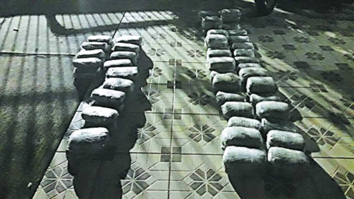 Allanamientos en Choluteca: caen con 100 libras de marihuana