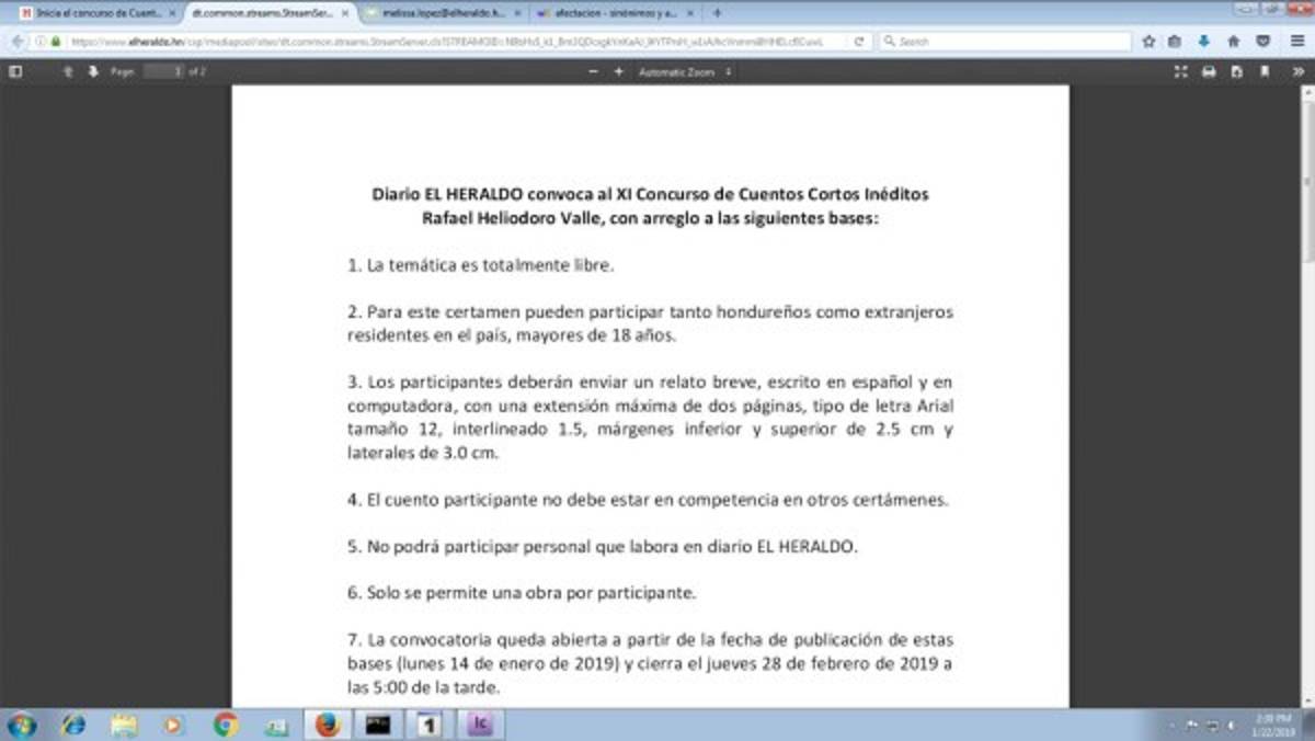 El paso a paso a las bases del Concurso de Cuentos Cortos