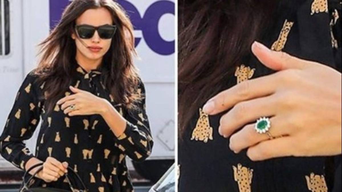 Irina Shayk presume lujoso anillo ¿de compromiso?